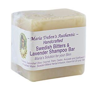 Maria Treben’s Authentic Handcrafted Swedish Bitters & Lavender Shampoo Bar (3oz Bar)